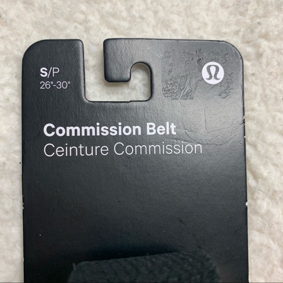 Lululemon Commission Belt NWT Size Small Black - Picture 9 of 14
